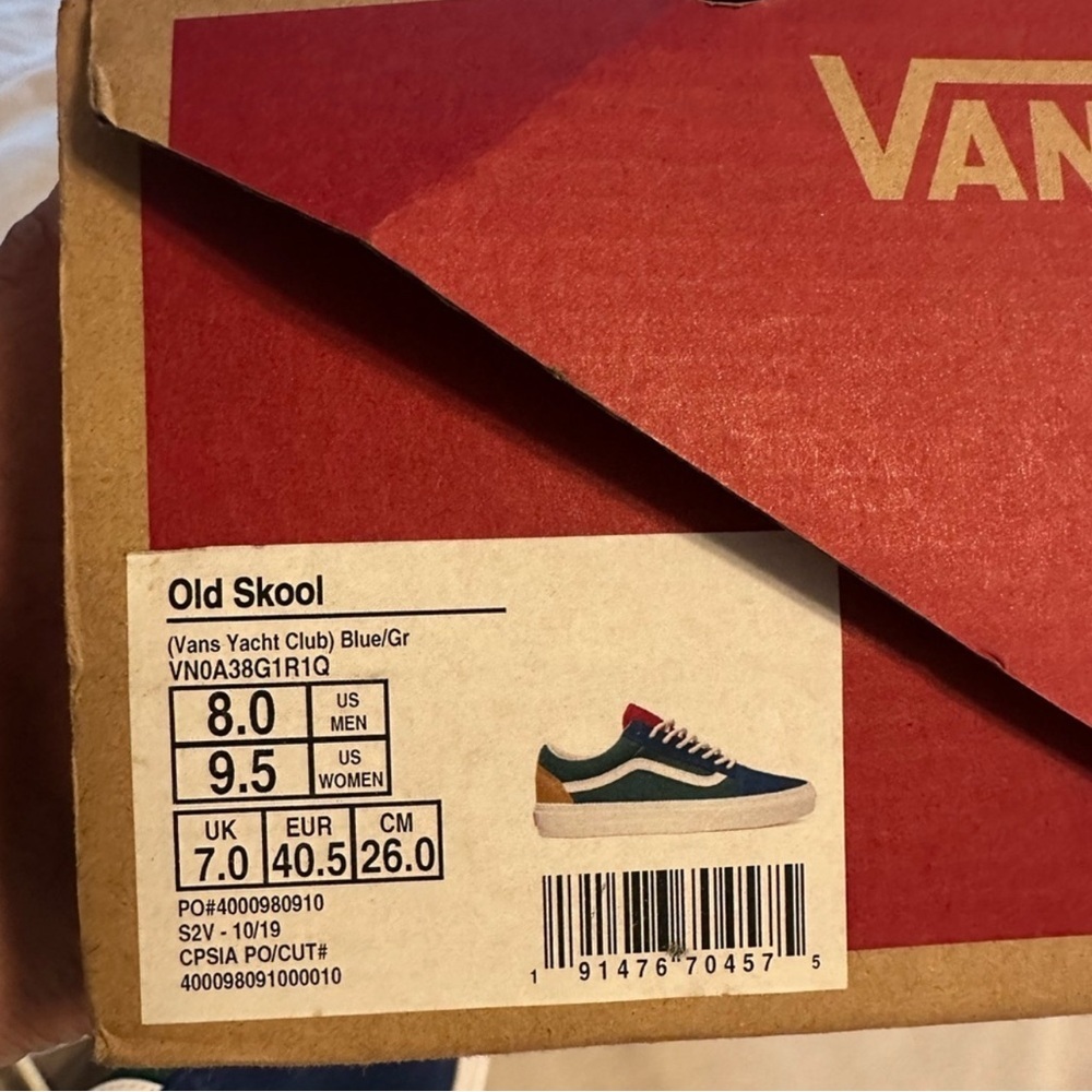 Vans Old School Yacht Club  NWT + Extra Laces Suede Sneakers Men’s Size 10 - Picture 7 of 7